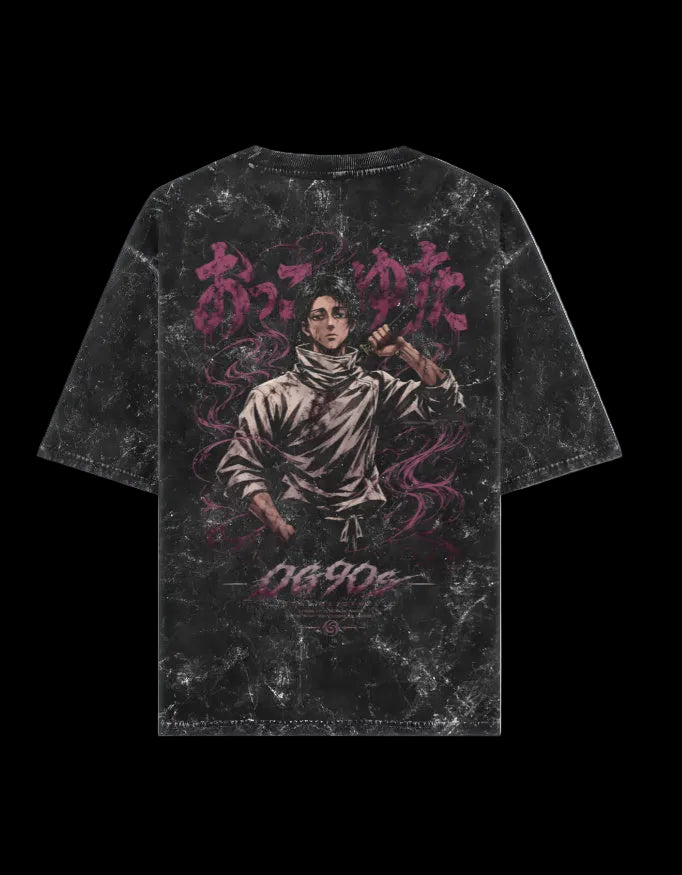 The Twisted Curse Acid Washed Oversized Tee – OG90s